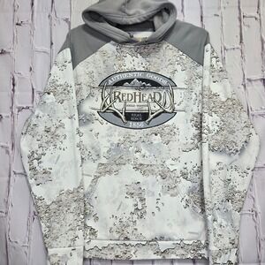 Redhead Field Tested Authentic Goods Snow Tundra Camo Hoodie Sweatshirt Mens M